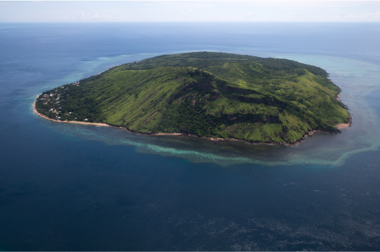 A photo of Mer Island in the Torres Strait